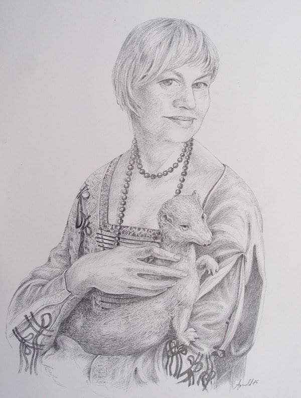 Dame mit dem hermelin