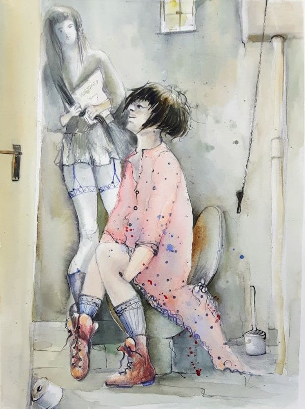 Diesitzung karrikatur