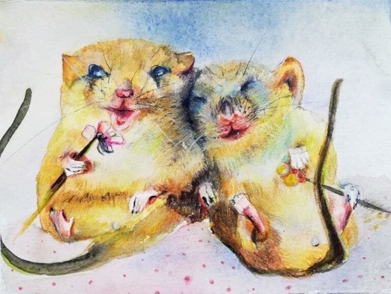 Wühlmäuse karikatur