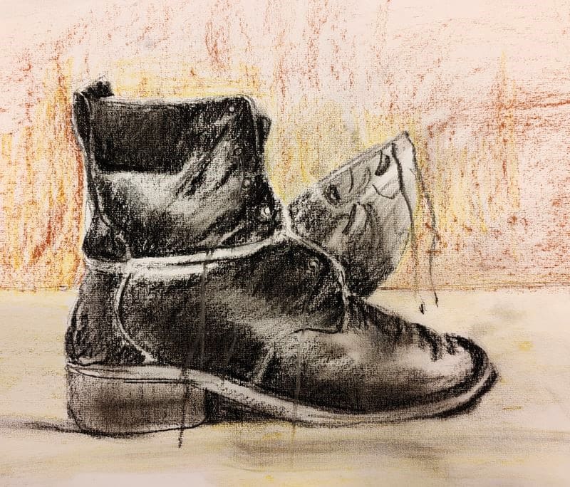 Kohle Stiefel